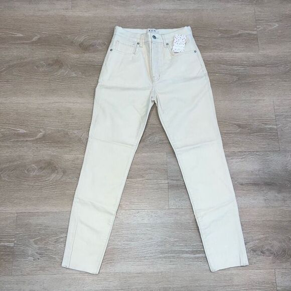 Free People x We the Free, Pearl Velvet Skinny Pants, Raw Ankle Cut, Women’s 27 - Picture 16 of 16